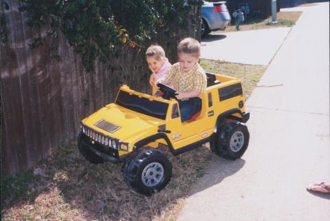 Noah & Brooke taking a spin!