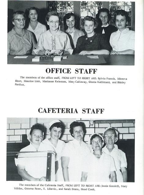 1959 office & caferteria staff