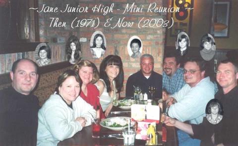 Jane Junior High School Class of 1974 Reunion - Mini Reunion - Then & Now