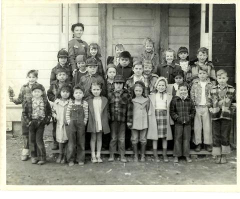 Taylorsville Elementary School Class of 1949 Reunion - Old Brick School