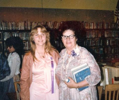 Karen & Mrs. Barbero 1979