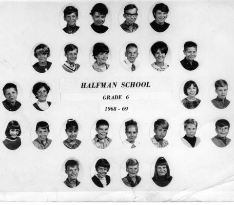 Halfman Elementary  1968-69  Miss Clark