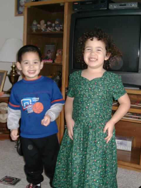 Justin age 2 & Jacinda age 5
