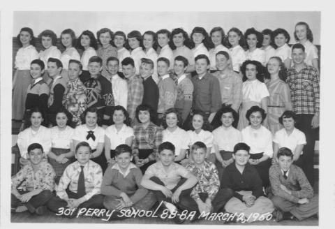 Perry School 8th Grade,June 1950 Grads