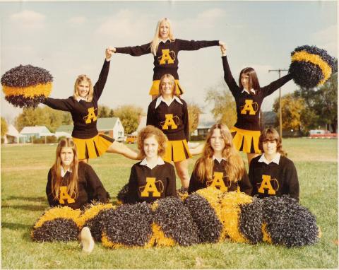 St. Agnes Cheerleaders- 1974