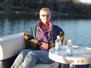 me on my pontoon