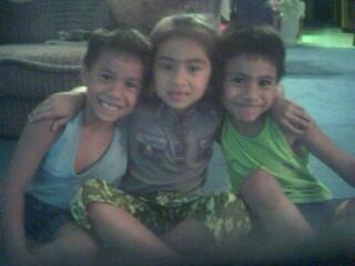 Shane with her cousins