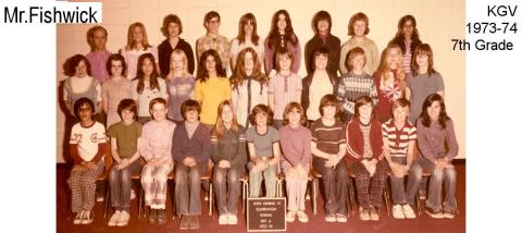 1973-74 Grad 7 class