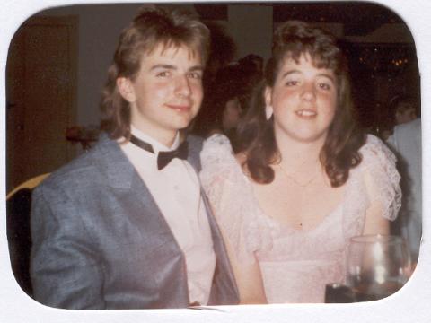 Junior Prom 1988~Dave & Cathy~