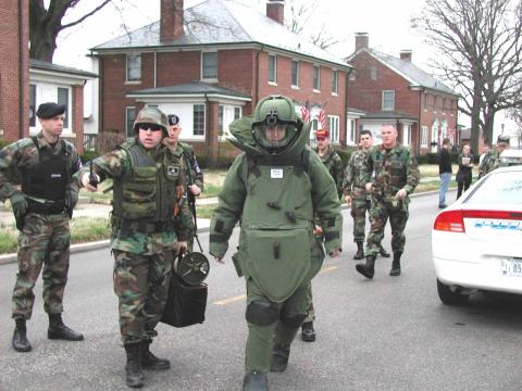 Dave in Bombsuit