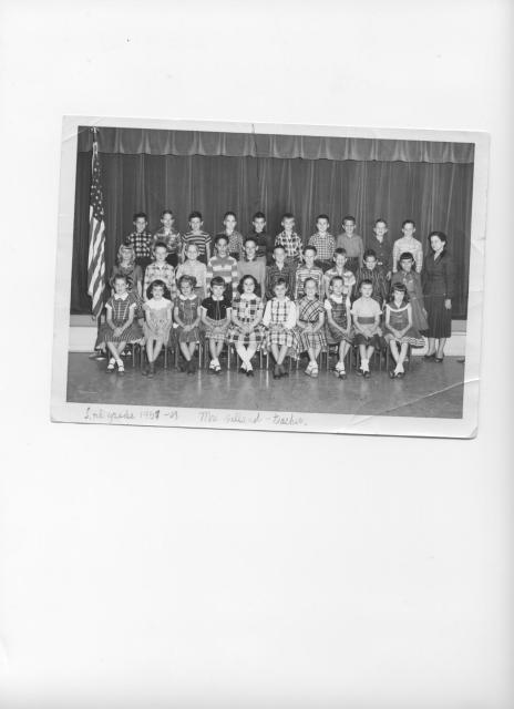 Robbie's second grade 1956
