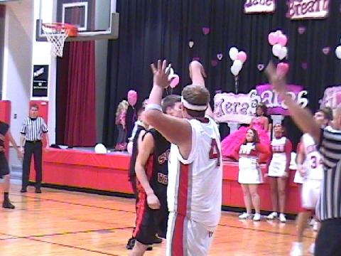 making the shot!