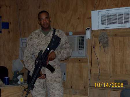 Me in my Office with my rifle