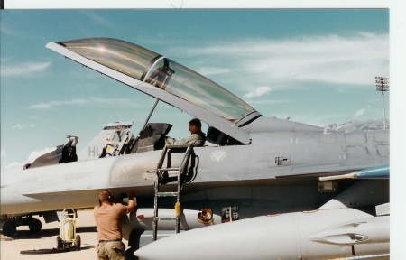 My last flight in F16D Fighter 2000