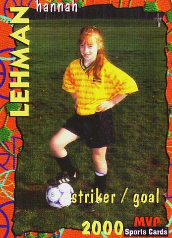Hannah Soccer 2000
