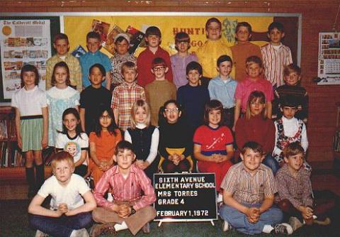 Mrs Torres 4th Grade Class 1972