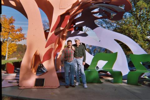 David and me at Pyramid Hill