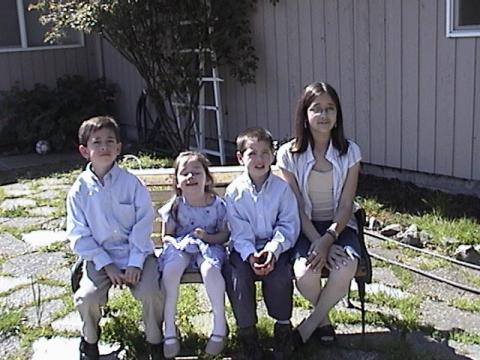 RJ,Madie,Nic, Mariah- Easter '04