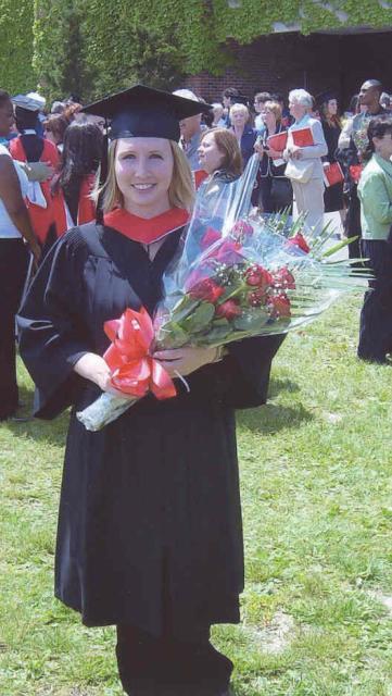 My daughter on grad. day York Uni/2006