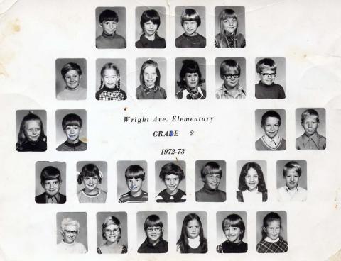 Wright Ave. School 2nd Grade 1972-1973