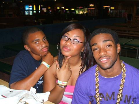 My daughter Kiah, Jamal & Nephew Chris