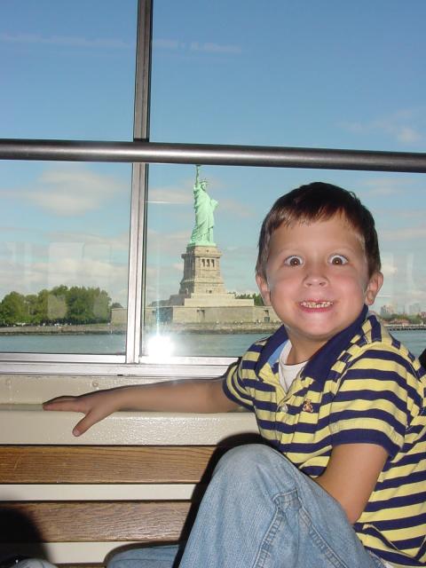 Dylan and the Statue of Liberty