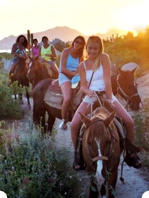 Grp px on horse in Cabo
