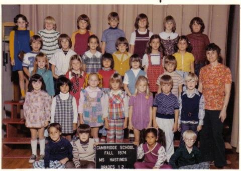 Mrs. Hastings 1st Grade 1974