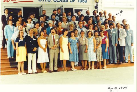 Oswego High School Class of 1959 Reunion - Class of 1959 - Reunion of 1974