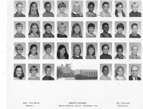 Mrs.TenBrink's 5th Grade Class 1968-1969