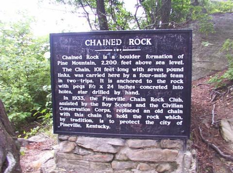 Chained Rock Marker