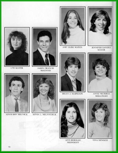 Hastings High School Class of 1984 Reunion - 1984 Senior Pics