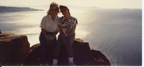 AnnMarie and Karen at the beach