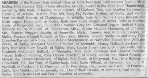 RHS Grads 1954-02