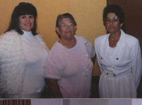 mom and sisters