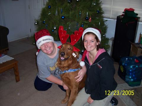 Daymond, Max & Courtney / Christmas 2005