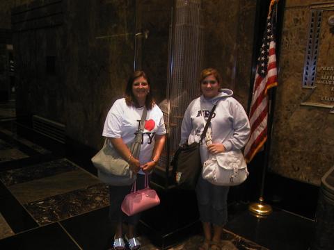 Jess and I at Empire State Building