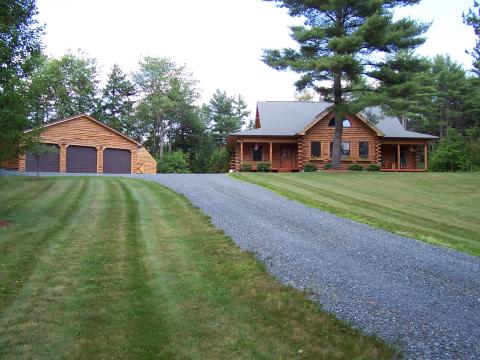 Our Log Home in NH