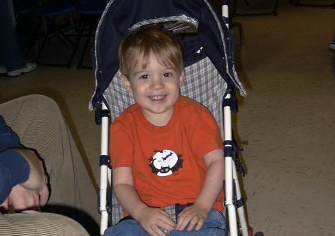 David at the Halloween parade