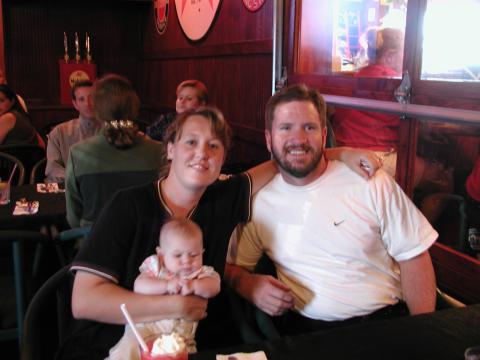 Renae, her husband and her youngest