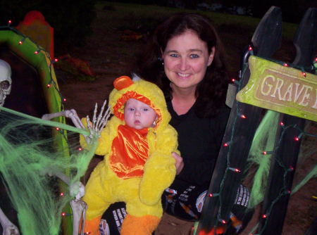 me with my grandson on Halloween