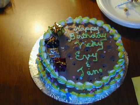 Birthday cake - before