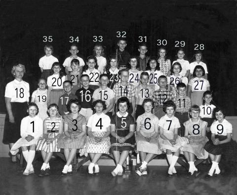 KENTUCKY 1961 GROUP OF 5TH GRADE