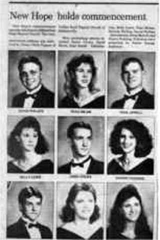 New Hope Christian Academy Class of 1989