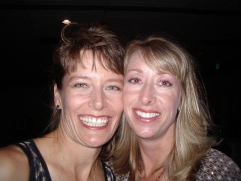 linda and lisa...and their pearly whites