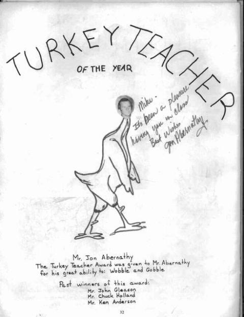 Turkey Teacher-1978-J. Abernathy