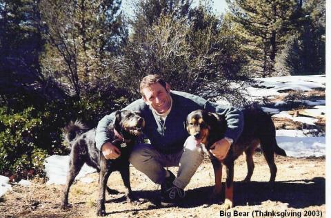 Marshall and his dogs