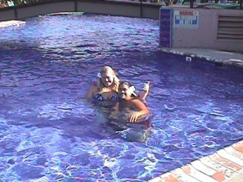 Mr. & Mrs. Vela Swimming