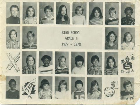 King Elementary Grade 6 1977-1978