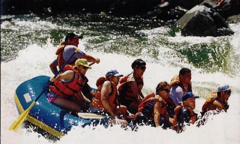 Rafting on the American River